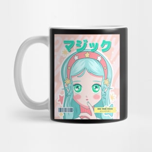 Anime girl face Mug